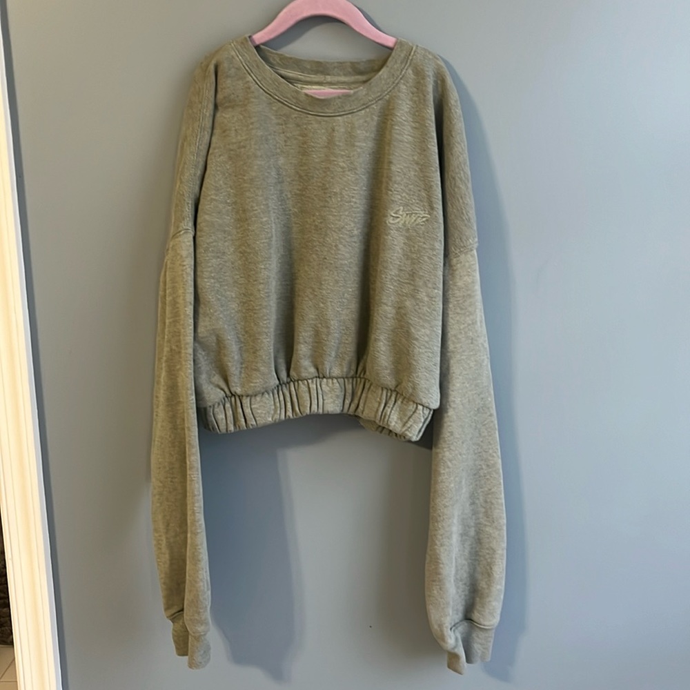 Pull&Bear Sage Green Sweater